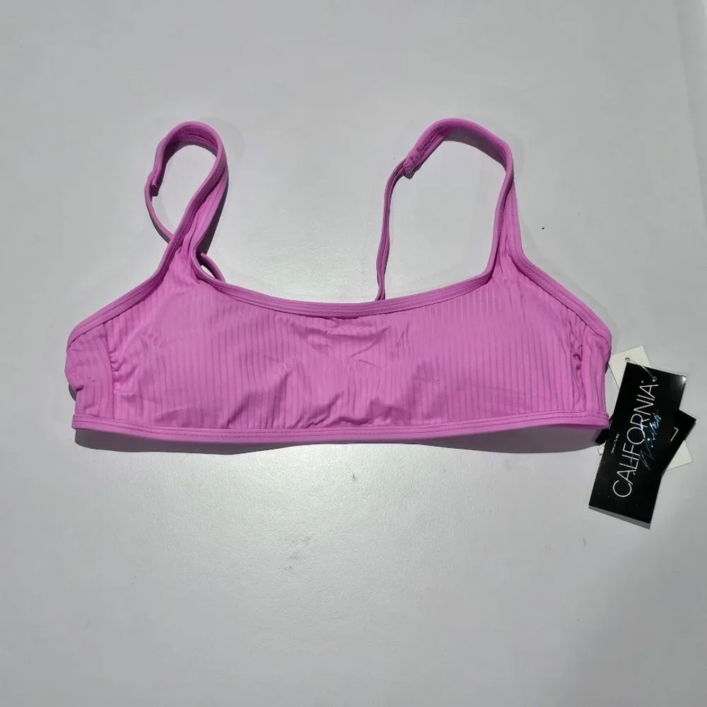 California Waves Bralette Bikini Top Orchid - Picture 5 of 9